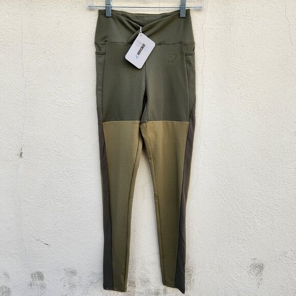5/$100 SALE - Gymshark x  Nikki Blackketter Dynamic Legging in Olive - Picture 2 of 8